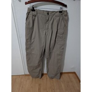 5.11 Tactical Cargo Pants Mens 36x32 Khaki Ripstop Utility Outdoor Hiking Work